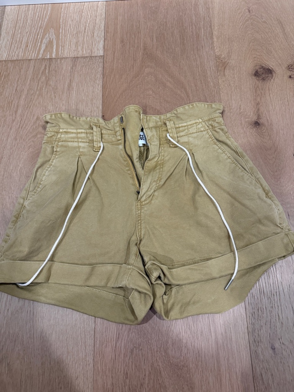 PAIGE High-Waist Drawstring Shorts
